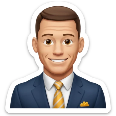 john cena in suit sticker