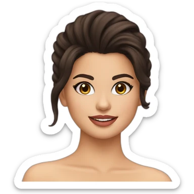 Selena Gomez say hi sticker