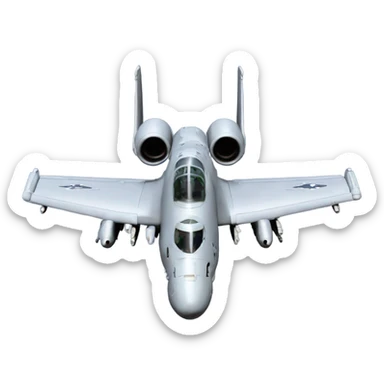 A-10 warthog sticker