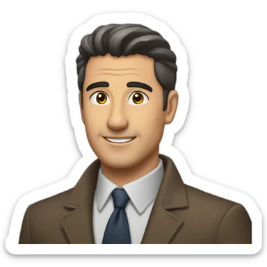 erkek yakışıklı ve gözlüklü sticker