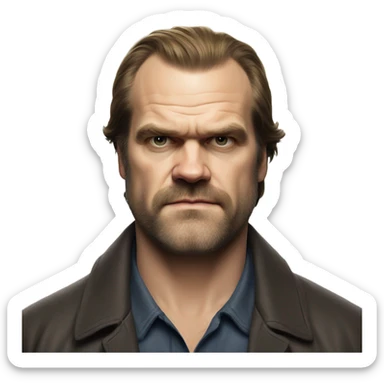 David harbour sticker
