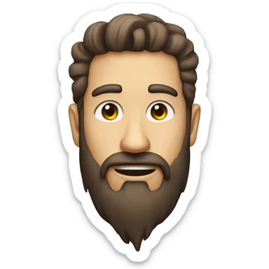 neck beard discord moderator sticker