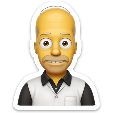 the simpsons, Different every character, only one at a time. sticker