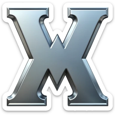 letters "AI" sticker