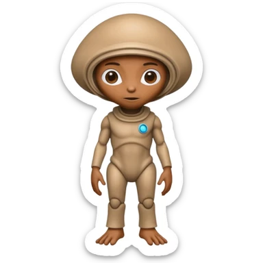 ET from the movie on the cross full body sticker