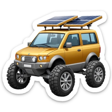 Sojourner – small, boxy rover with 6 wheels sticker