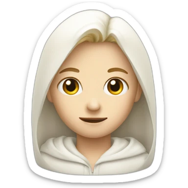 cute white arrow down sticker