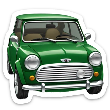 MINI COOPER green sticker