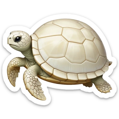 white turtle sticker