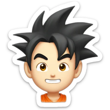 goku very cute sticker