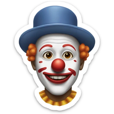 Art the clown sticker