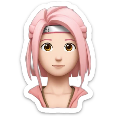 Sakura naruto sticker