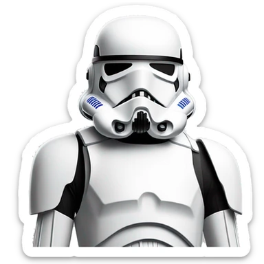 Storm trooper say "these are not the droid you're looking for"  sticker