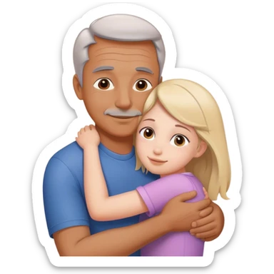 Daughter loves dad sticker