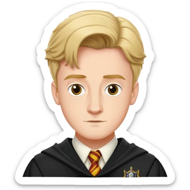 Hugh Mitchell is colin creevey in harry potter, wear hogwarts uniform sticker