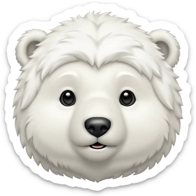 a baby polar bear



















 sticker