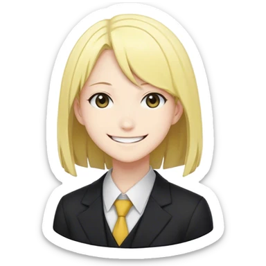 The teacher from Assasination classroom anime sticker