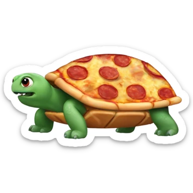 Pizza turtle  sticker
