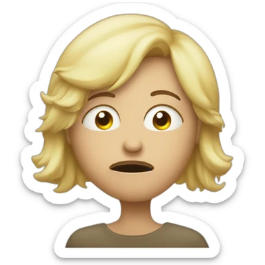 thinking bubble sticker