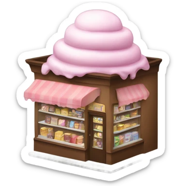 A bookstore that sells ice cream sticker