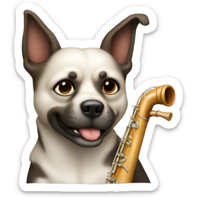 perro fumando en pipa sticker