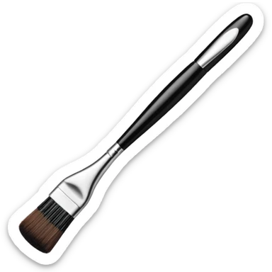 lash and brows done with a eyebrow brush without a women sticker