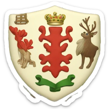 coat of arms of forest sticker