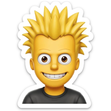 the simpsons, Different every character, only one at a time. sticker