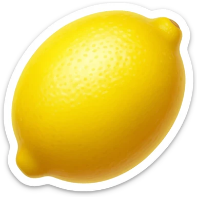 Lemon sticker