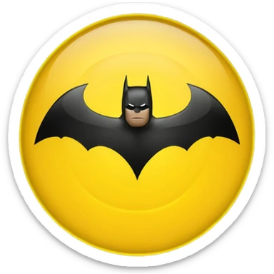 Batman signal sticker