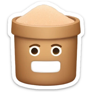 light brown body scrub pot sticker