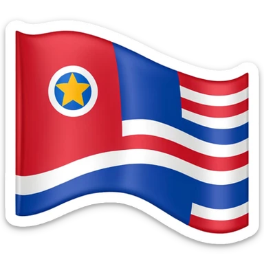 Emoji da bandeira de Pernambuco / Brasil sticker