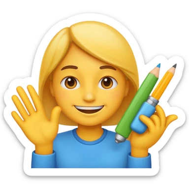 Job application emoji sticker
