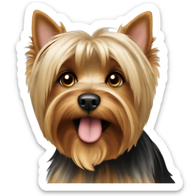 The Yorkshire Terrier dog sticker