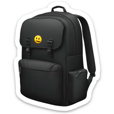 Tech backpack in black sticker