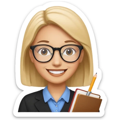 I feel tired but happy to be a teacher sticker