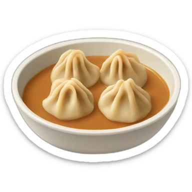 dumplings with peanut sauce sticker