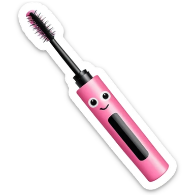 Pink tube of mascara  sticker