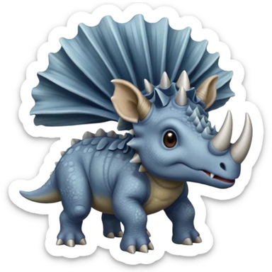 Triceratops sticker
