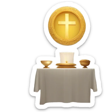 altar eucharist  sticker