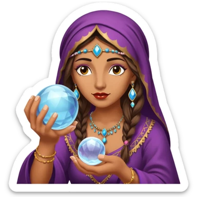 Gypsy fortune teller – Crystal ball




















 sticker