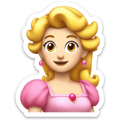 Princess Peach sticker