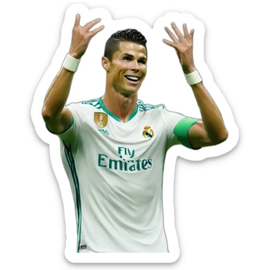 Cristiano ronaldo applause sticker
