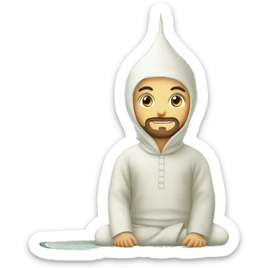 Cübbeli namaz kılan sticker