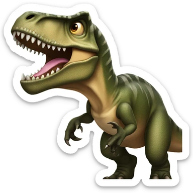 t-rex rockero  sticker