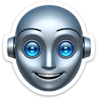 generate an emoji of Artificial Intelligence sticker