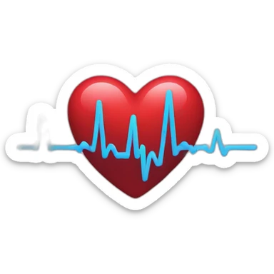 Heartbeat  sticker