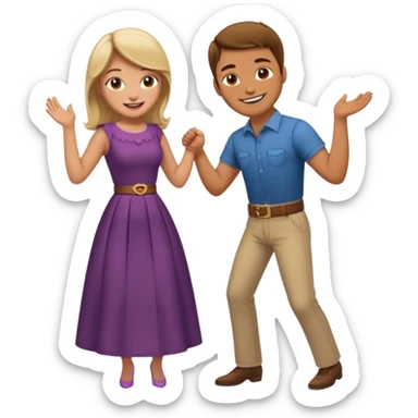 Man spanking women sticker