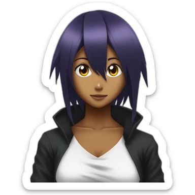 Yoruichi Shihouin from bleach sticker
