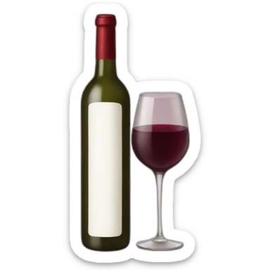 wine bottle sticker